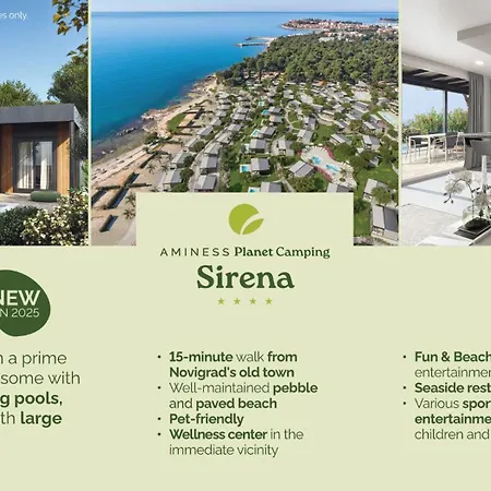 Aminess Planet Camping Holiday Homes Sirena Novigrad  Exterior photo